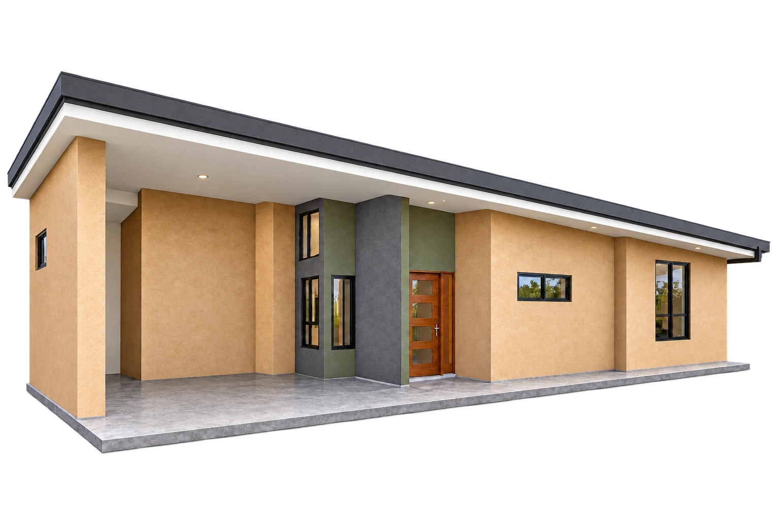 3D visualization of a Leveling home design