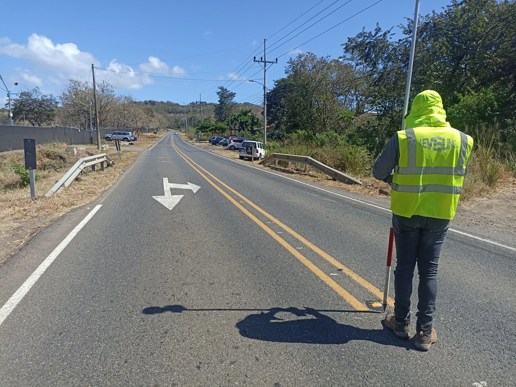 Roadside survey measurements in Cañas