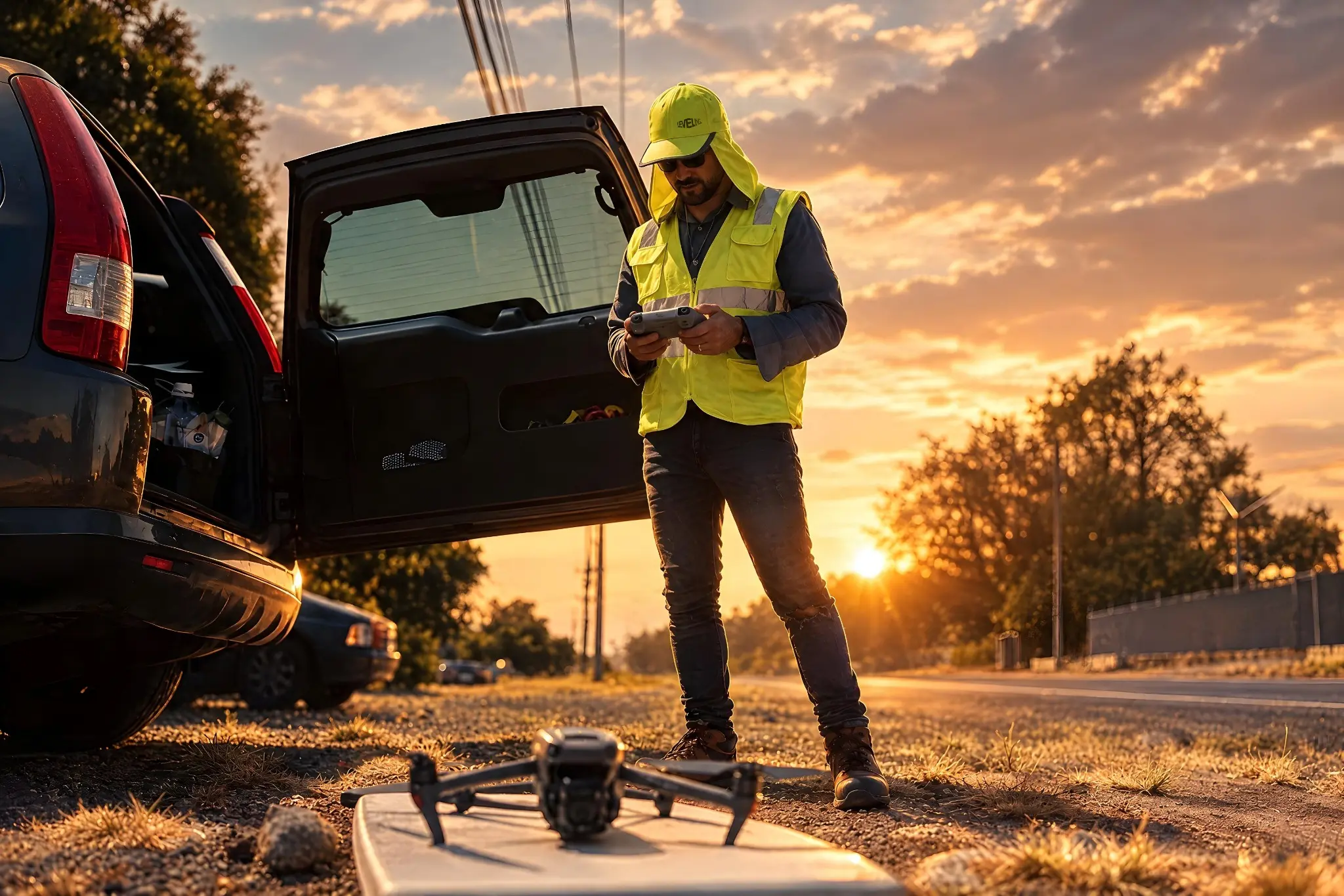 Preparación de un dron para trabajo de campo